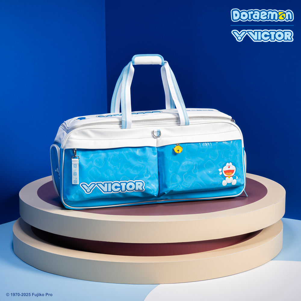 Victor x Doraemon BR5635DRM AF Rectangular bag (White/Hawaiian Blue)