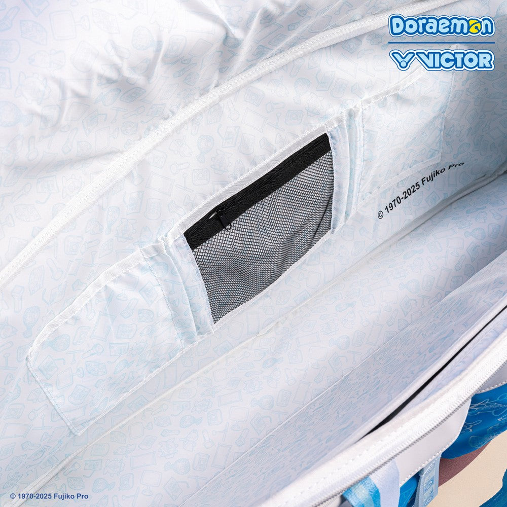 Victor x Doraemon BR5635DRM AF Rectangular bag (White/Hawaiian Blue)