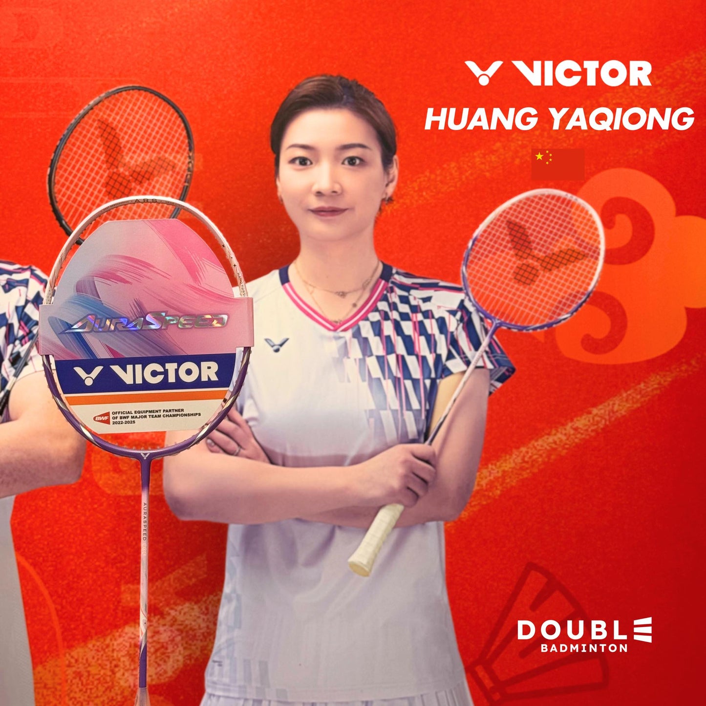 Victor Auraspeed 90F J Unstrung Badminton Racket (Purple)