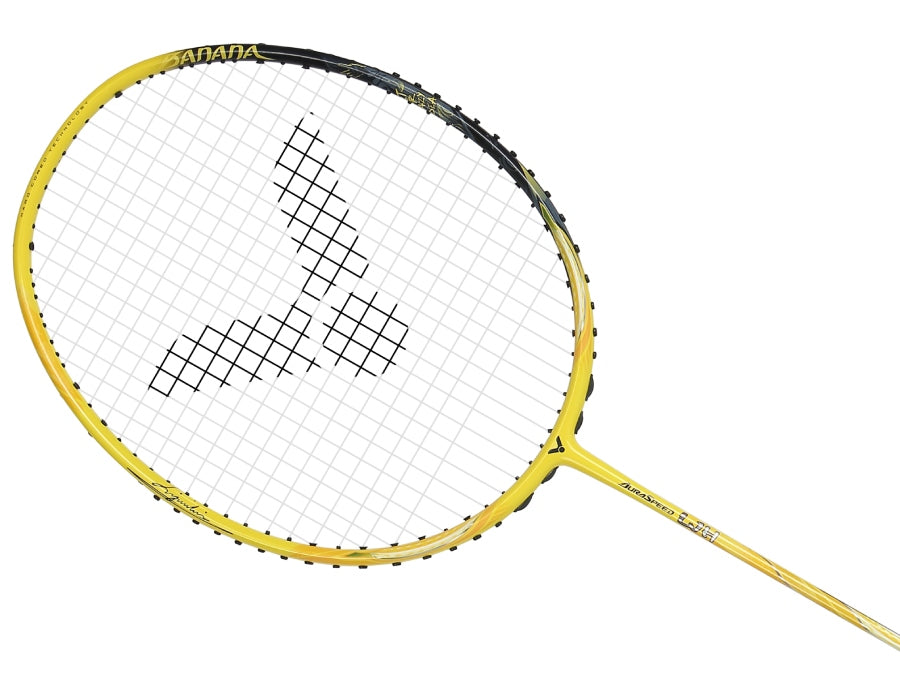 Victor Auraspeed LJH E (Banana Themed) 100X Ultra Untrung Badminton Racket