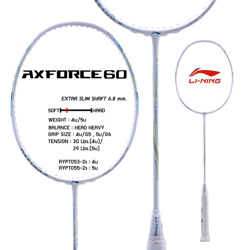 Li-Ning AxForce 60 Unstrung Badminton Racket