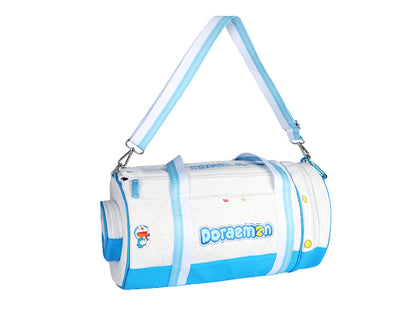 Victor x Doraemon BG5535DRM AF Travel bag (White/Hawaiian Blue)