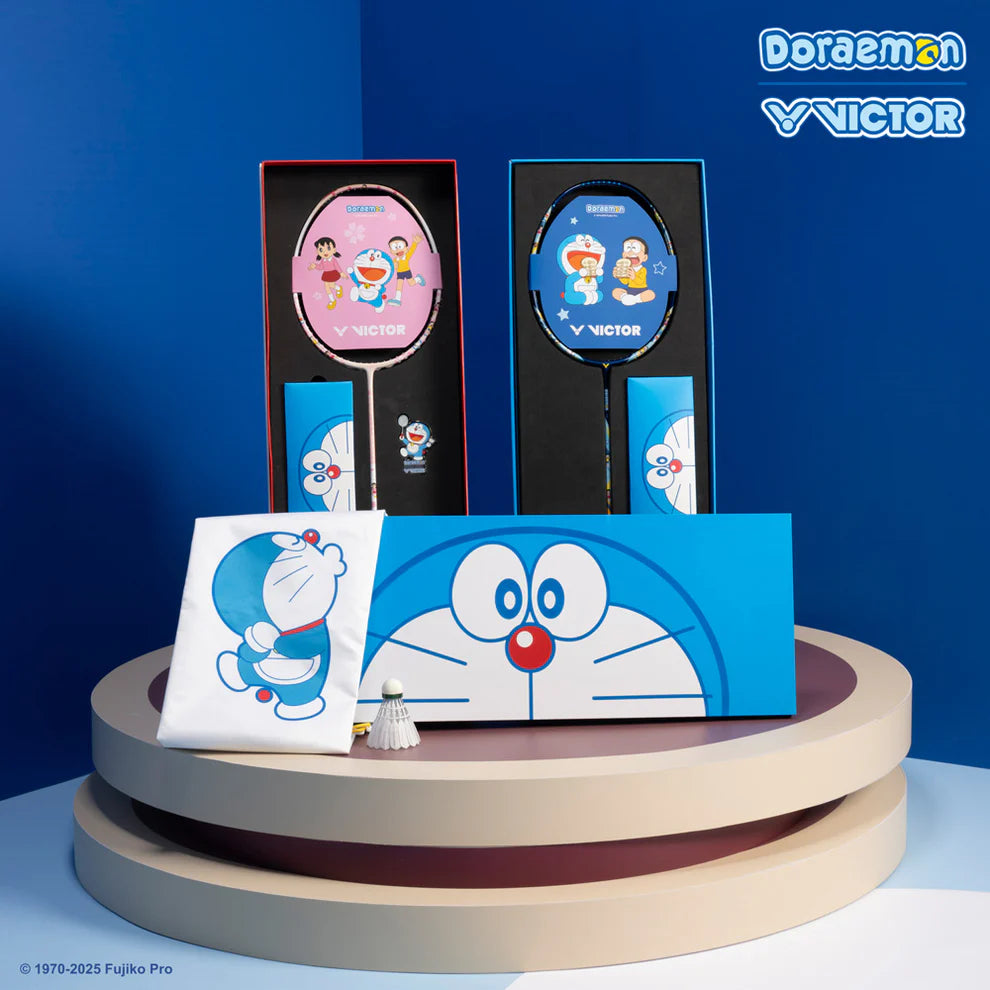 Victor x Doraemon Racket Combo Gift Box (DRM-SET-IB) Unstrung Badminton Racket