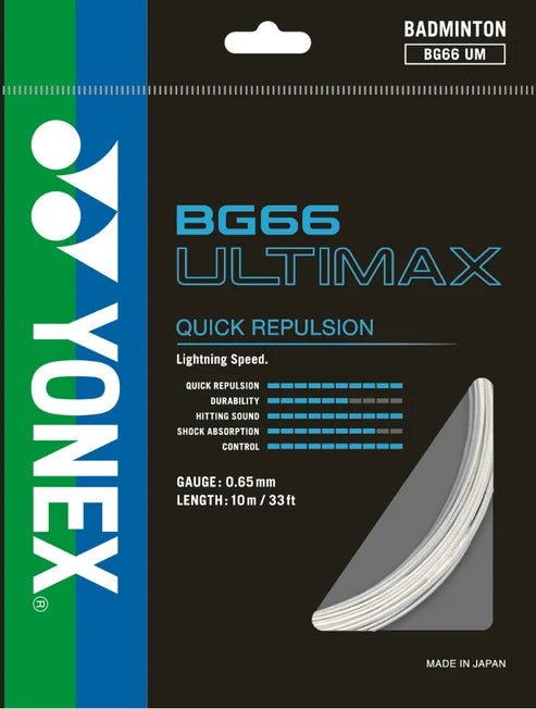 Yonex BG66 Ultimax (Pack)