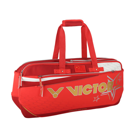 Victor BR5621 6 Piece Rectangular Racket Bag (Red)