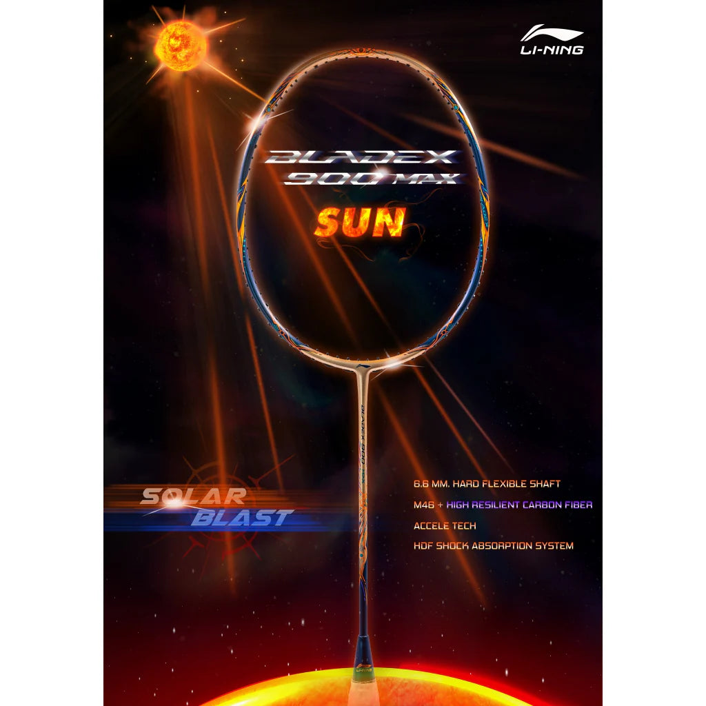 Li-Ning Bladex 900 Sun Max Unstrung Badminton Racket